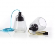 Reinhard Dienes-Friday // Suspension - Table lamp // Tinted glass and aluminum -3