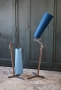 Reinhard Dienes-la grande  // room lamp // steel, walnut & textil -2