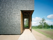 Lassila Hirvilammi Architects ltd.-Kärsämäki Shingle Church -3
