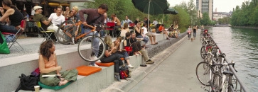 Rotzler Krebs Partner GMBH-Promenade und Flussbad Lettenareal -2