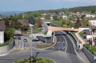 maison d'art'chitecture-Passerelle Pietonne sur la route H10 -4