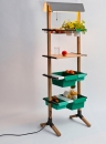 Reinhard Dienes-Sunday // Kitchen Grocery // Wood and bended steel  180 x 55 x 35 cm -2