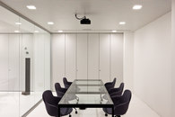 Fabbian reference projects | Showroom Blue Milano di Fantoni Group