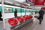 Léa Ceramiche reference projects | Metrò Porte de Versailles