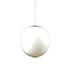 Boetto-Satined glass and brass pendant lamp