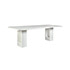 Boetto-“Delfi”, white marble table