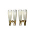 Boetto-Pair of glass and brass sconces
