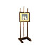 Boetto-Mahogany and brass easel/bar