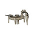 Boetto-Nickel-plated bronze ashtray