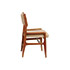 Boetto-Pair of upholstered ash wood chairs