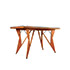 Boetto-Maple wiriting table w. framed glass top