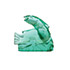 Boetto-Murano “verde nord irisé” glass fishes