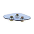 Boetto-Crystal and gilded brass candleholder