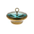 Boetto-Crystal and gilded brass bowl
