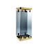 Boetto-Crystal / polished brass umbrella stand