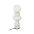 Boetto-“Re” satined white glass floor lamp