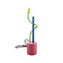 Boetto-“Sinerpica” lacquered metal floor lamp