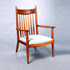 Bonhams & Butterfields-Walnut spindle armchair