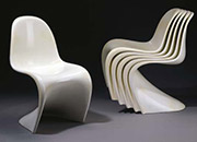 Set of Six Stacking Chairs