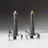 Christie`s-Metal andirons, pair