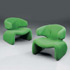 Christie`s-Djinn armchairs, pair