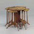 Christie`s-Nest of five rosewood tables