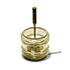 Della Rocca-Brass table lamp with Fresnel glass