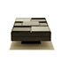 Della Rocca-Lacquered wood coffee table with tray covers