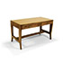 Della Rocca-Wooden writing table with brass handles