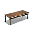 Della Rocca-Rectangular nutwood coffee table