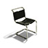 Della Rocca-Four 'B33' cantilever chairs with chrome-plated steel structure