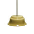 Della Rocca-'Merope' brass and opal glass pendant lamp