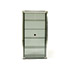 Della Rocca-Smoked glass and metal cabinet
