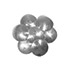 Della Rocca-Pair of chrome-plated metal wall lamps