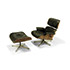 Della Rocca-Lounge chair with ottoman, mod 670-671