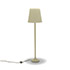 Della Rocca-White metal and opaline glass floorlamp