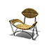 Della Rocca-'Banana Chair' with stool