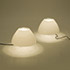 Della Rocca-Pair of 'Sorella' glass table lamps