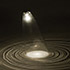 Della Rocca-'Ghost' blown glass table lamp