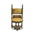 Della Rocca-Wooden seat with metal inlay work
