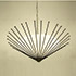 Della Rocca-Chandelier with brass structure