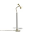 Della Rocca-Brass, metal and lacquered alumimum floor lamp
