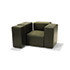 Della Rocca-'sistema 61' sectional armchair