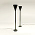 Della Rocca-Pair of lacquered metal floor lamps