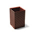 Della Rocca-Red plastic 'sistema 45' umbrella stand