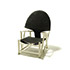 Della Rocca-Leather and wood armchair, mod. G23