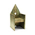 Della Rocca-'Vescovina' armchair, lacquered wood