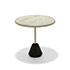 Della Rocca-'Ipaz' marble and stainless steel table