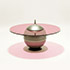 Della Rocca-'Albireo' glass and resin table