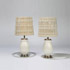 Los Angeles Modern Auctions-White porcelain lamps, pair